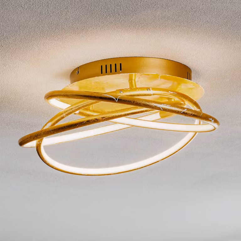 Globo Plafoniera a LED Barna, Ottone / Oro, Soggiorno / Sala da pranzo, Metallo, Moderno, Plafoniera LED