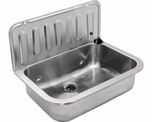 Beccuccio in acciaio inox con valvola 49,5 cm