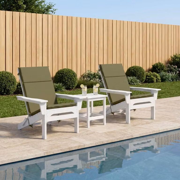 vidaXL Cuscino per sedia a schienale alto GEMERT 2 pz 100% Poliestere