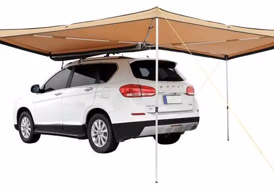 Tenda da campeggio 2,5 m con protezione UV 50+, tenda gonfiabile in poliestere resistente all'acqua, borsa da viaggio inclusa. Ideale per le vacanze in campeggio con la famiglia
