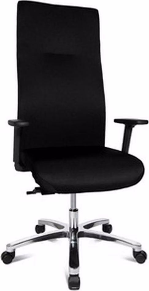 Topstar - Sedia girevole per ufficio, modello Big Star 30, colore nero, adatta per carichi pesanti