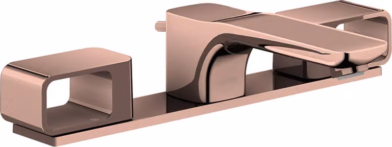 hansgrohe AXOR Urquiola Mélangeur lavabo 3 trous DN15 avec plaque, 11040300, 11040300