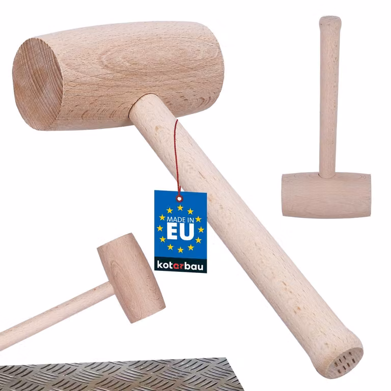 Martello in legno, diametro 65 mm, per lavori di falegnameria