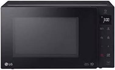 Forno microonde combinato LG MH6535GIB nero con funzione grill, capacità 25 l, potenza microonde 1100 W e potenza grill 900 W