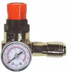 Regolatore di pressione per compressore Stanley con uscita attacco rapido universale F 1/4" rosso 152166XSTN