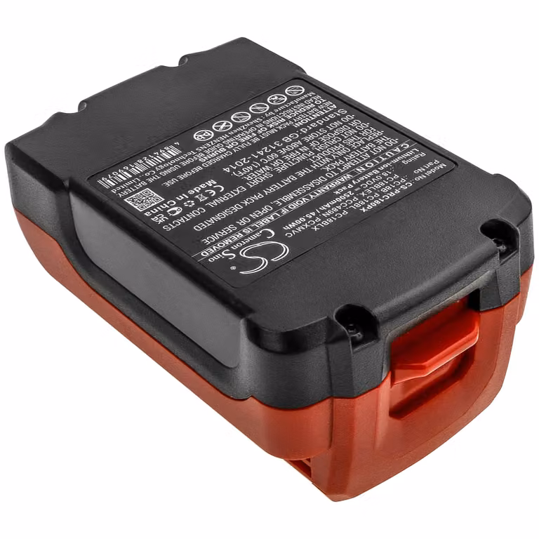 TECHTEK Batteria compatibile con [Porter Cable] PC1800D, PC1800L, PC1800RS, PC1801D, PC186C, PC18CS, PC18ID sostituisce PC18B, per PC18BL, per PC18BL