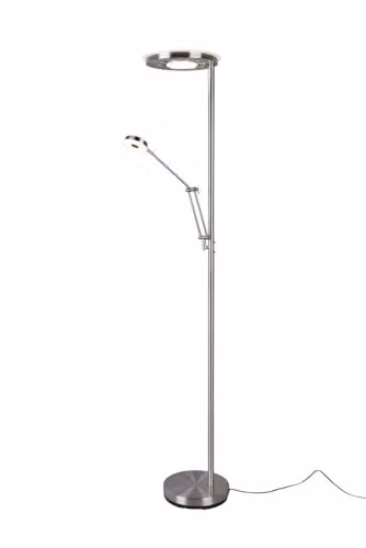 Lampada da terra LED Barrie Trio argento 38W dimmer