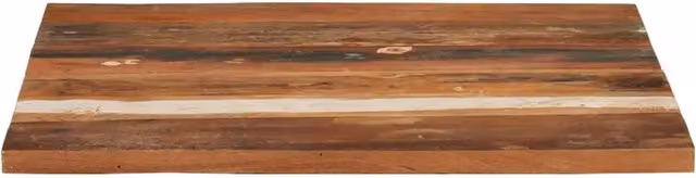 Piano Tavolo | Superficie Tavolo | Piano Scrivania Quadrato 70x70 cm 25-27 mm in Legno di Recupero