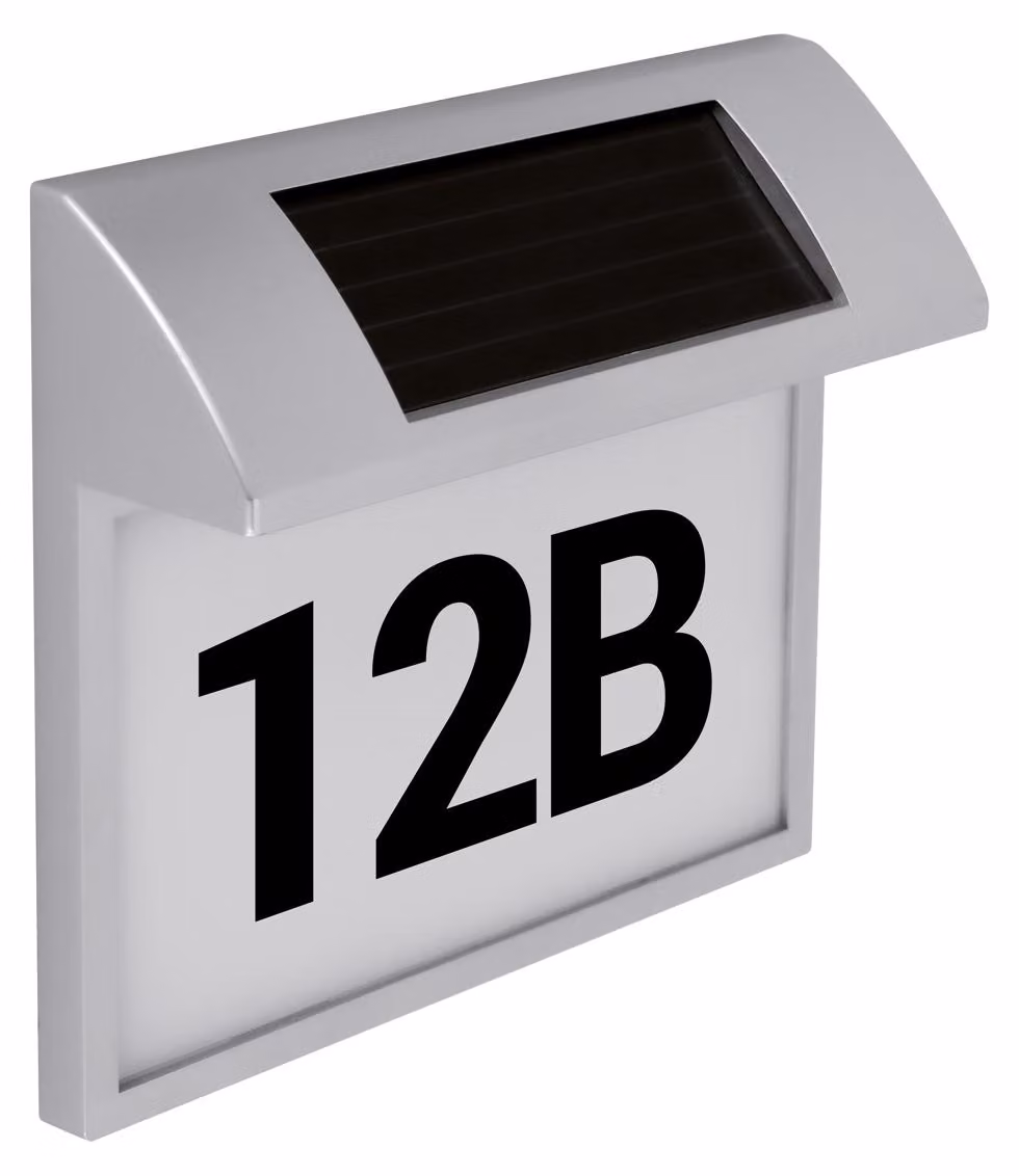 Strühm 04372 Lampada solare a LED 'ADRES LED' con interruttore, IP44, per uso esterno, 12500 cicli on-off