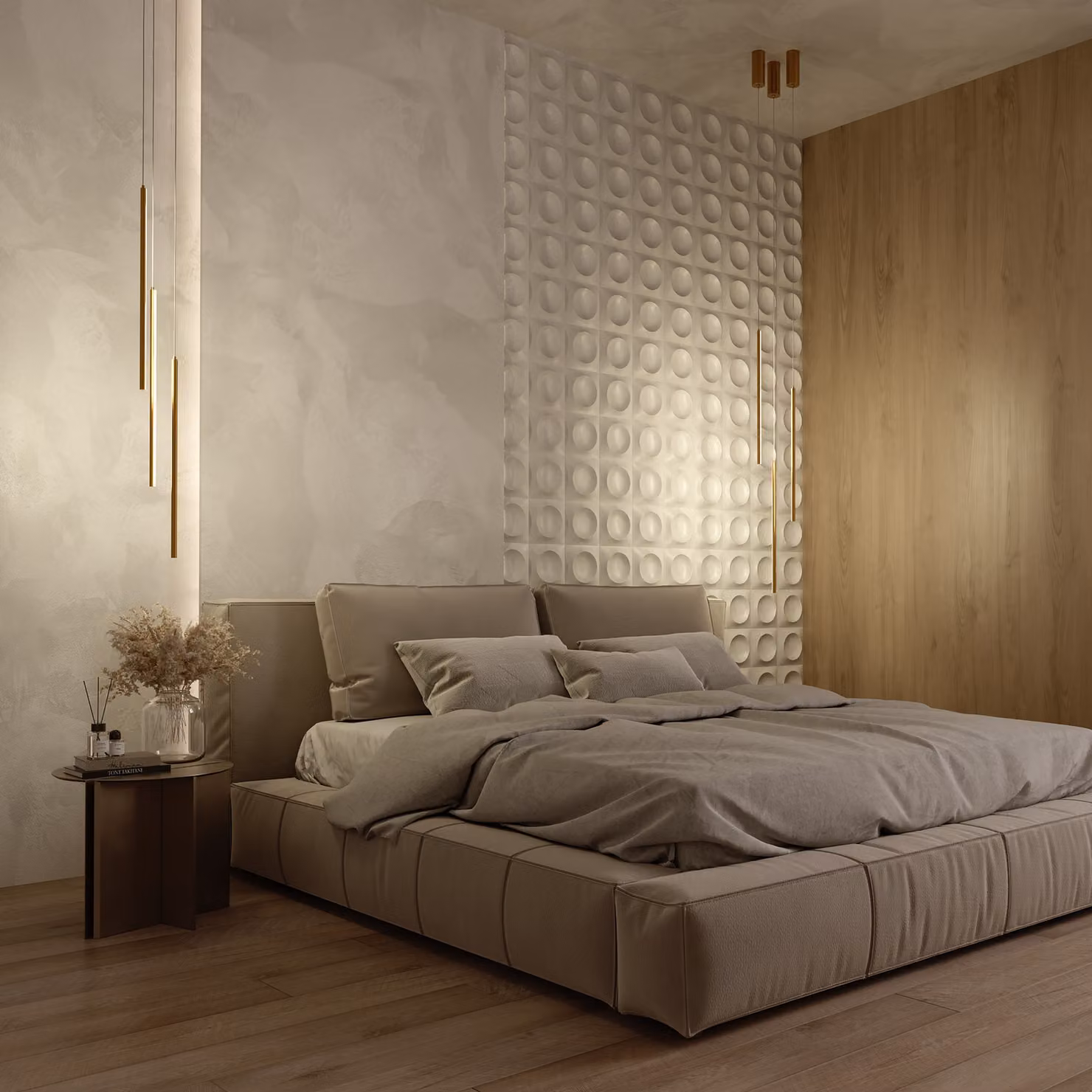 Maytoni lampada a sospensione Halo in ottone MOD246PL-L12BSK