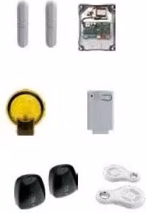 Kit per cancelli a battente Key Automation KRAY2224ES 24 VDC grigio fino a 3mt