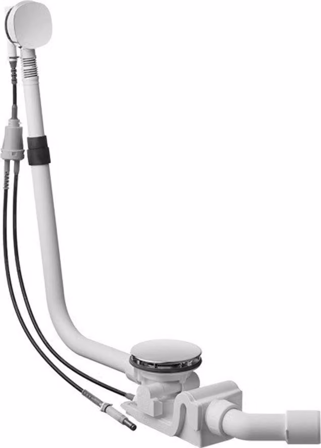 Duravit Quadroval set de vidange et de trop-plein, pour douche+baignoire, 791246, 791246000001000, 791246000001000
