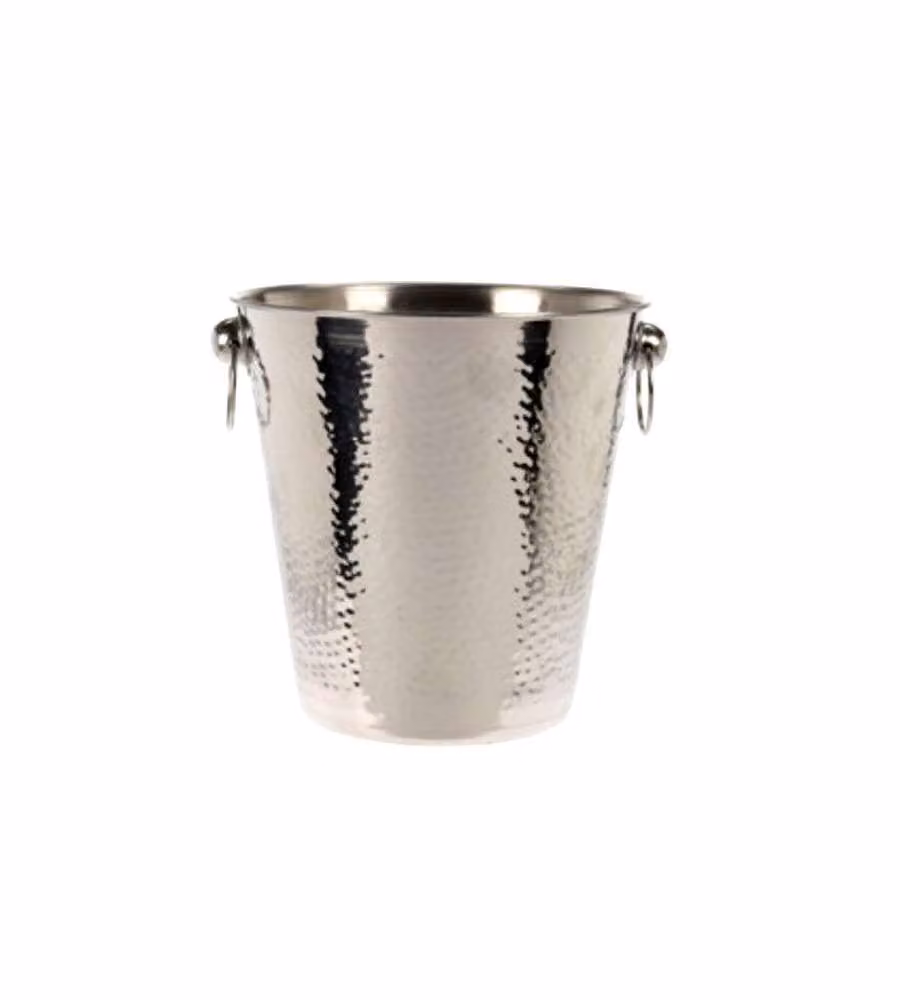 Koopman Secchiello Ghiaccio Acciaio Inox Argento 21x21 cm per Vino