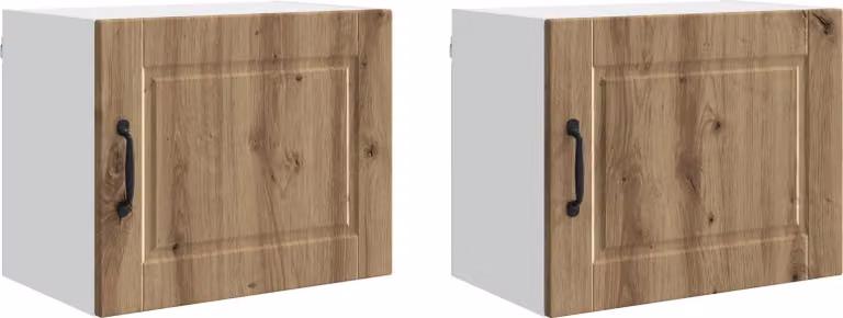 Armadietto a muro PORTO 2 pcs Rovere artigianale