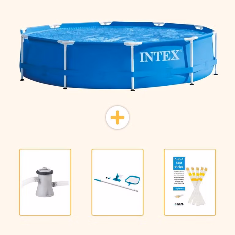 Piscina fuori terra a struttura - 305x76 cm - 4 pezzi - Modello SCB82