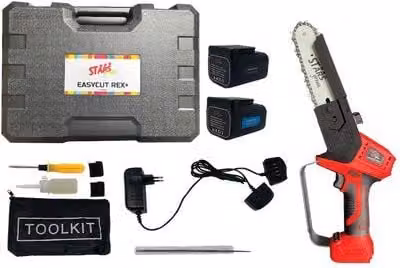 Sega Mini a Batteria Easycut Rex con Stars 16,8 V 127 mm Rossa