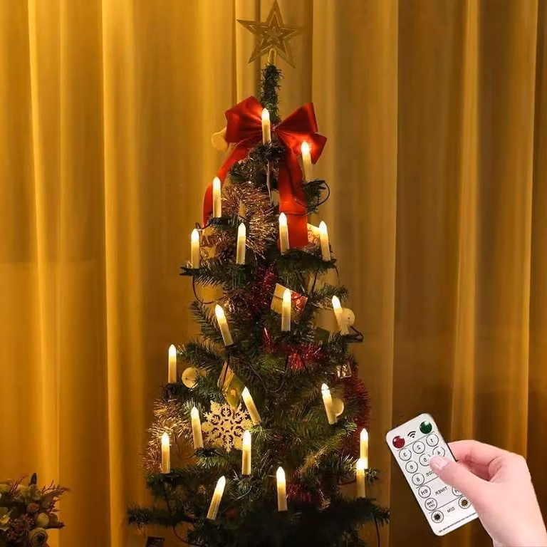 Catena luminosa a LED, 50 luci, effetto brillante, dimensioni 8 cm x 1,5 cm, alimentazione a batteria