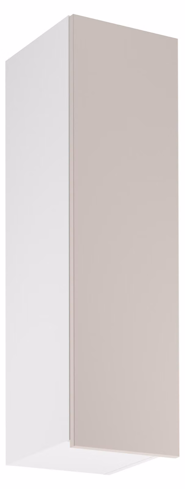 Pensile alto da cucina SALERNO - larghezza 30 cm, bianco/beige