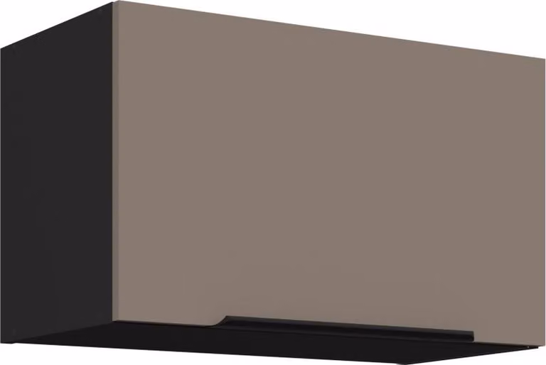 Cappa aspirante LUNARA - larghezza 60 cm, beige scuro / nero