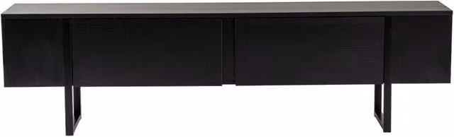 Mobile TV in legno "Serenity" - 180 x 29 x 50 cm - Nero