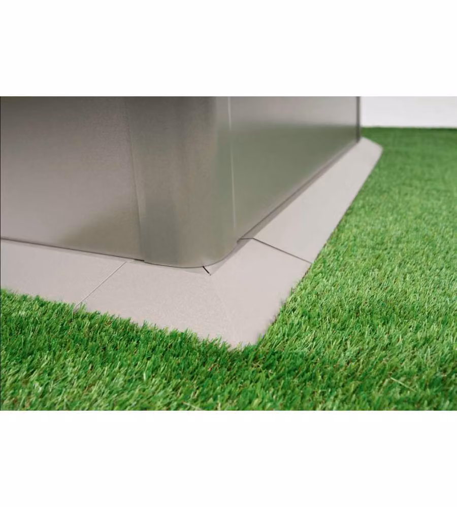 Biohort Bordo di protezione falciatura grigio metallizzato 6.3x24.4 cm