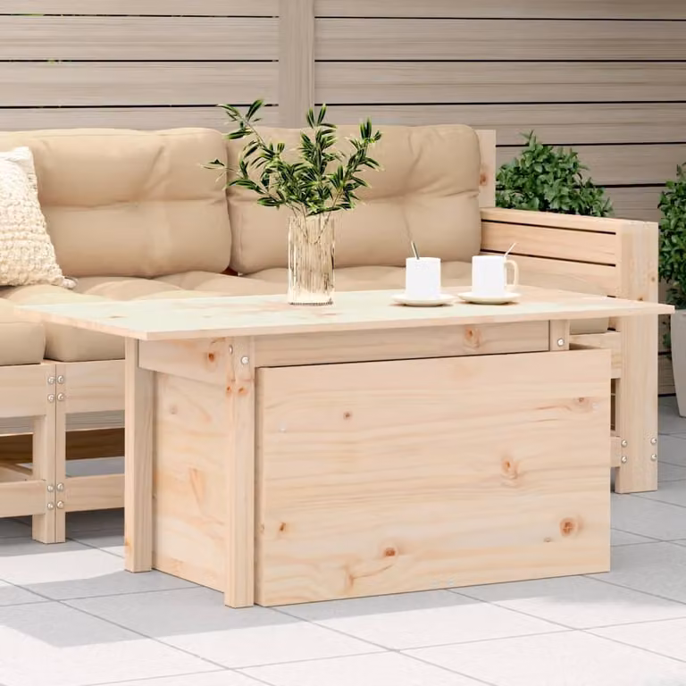 Maison Exclusive - Tavolo da giardino 100x50x75 cm in legno massello di pino