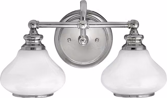 Applique bagno doppia cromata Ainsley 41cm 2xG9 LED 3W