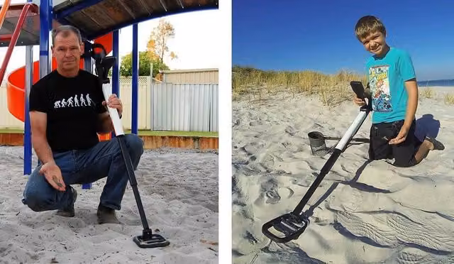 Metal detector Minelab Go-Find 20 nero per ricerca di oro, metalli e monete