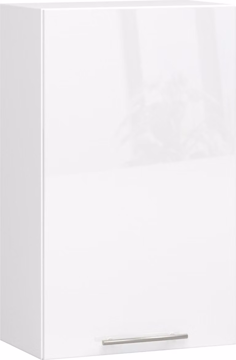 raumhirsch: Pensile da cucina OLIWIA, 50 cm, mobiletto a parete con 1 anta, finitura lucida, altezza 72 cm