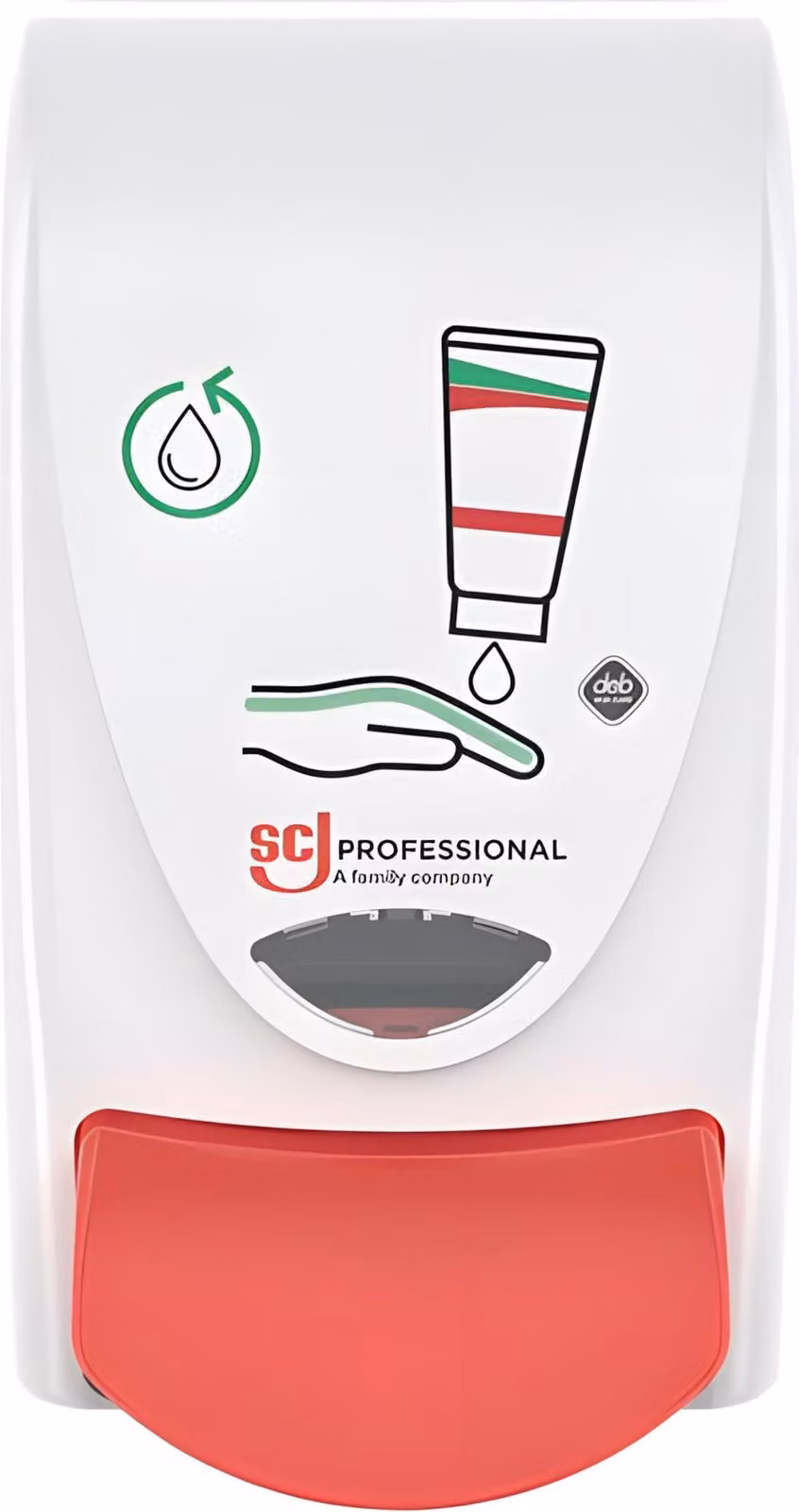Dispenser main care PROLINE H235xL132xD117circa mm 1l bianco/rosso SC JOHNSON