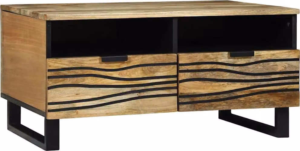 Maison Exclusive - Tavolino Natur 80 x 54 x 40 cm in materiale derivato dal legno