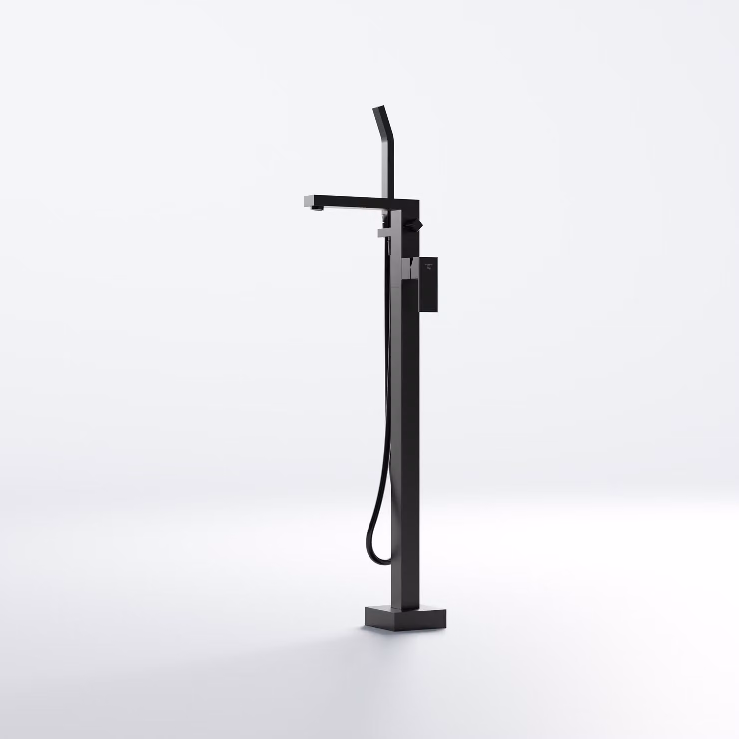 Steinberg Série 342 robinetterie de baignoire, sur pied, hauteur 875mm, saillie 210mm, 3421163S, 3421163S