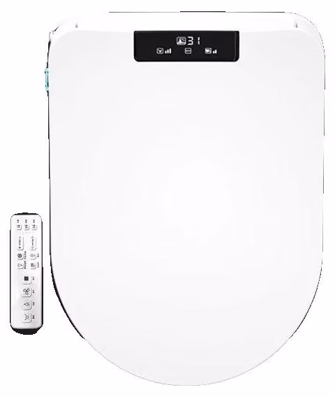 Copertura per WC e bidet, telecomando senza fili, sedile riscaldato, apertura automatica breve, spina di tipo EU