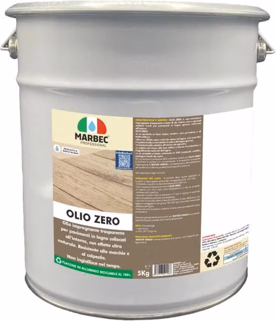 Impregnante per legno Marbec Olio Zero trasparente opaco con protezione UV a base acquosa 5 kg