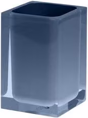 Bicchiere porta spazzolino Gedy Rainbow Blu petrolio L/P/H: 7,2 x 7,2 x 11 cm
