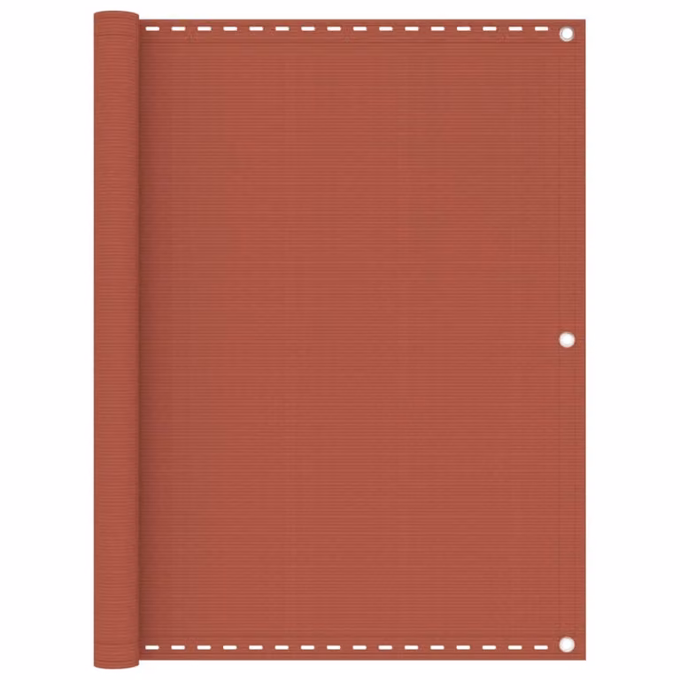 Telo per balcone in HDPE, color terracotta, 120x300 cm