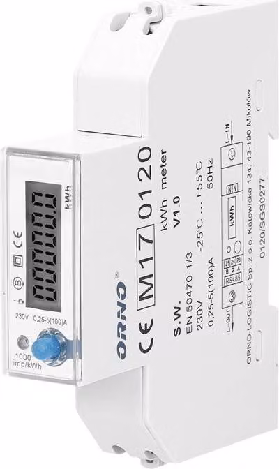 Orno OR-WE-525 Contatore elettrico monofase
