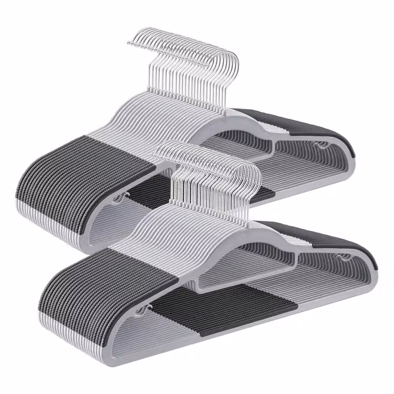 Grucce in Plastica Resistente, Grigio Chiaro + Scuro
