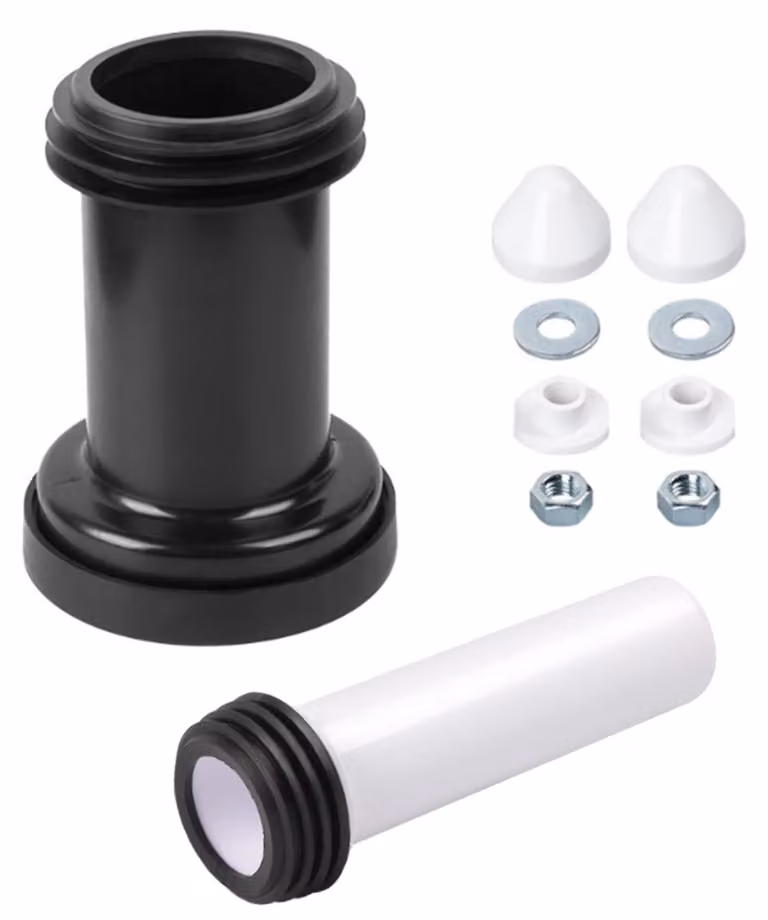 Solidchoice - Kit di collegamento per WC a parete con doppia guarnizione