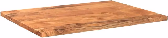 Piano Tavolo 90x70x3,8 cm Rettangolare Legno Massello Acacia 370999