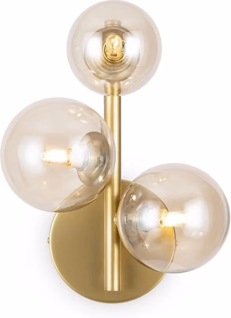 Applique oro Dallas con sfere in vetro Maytoni MOD545WL-03G