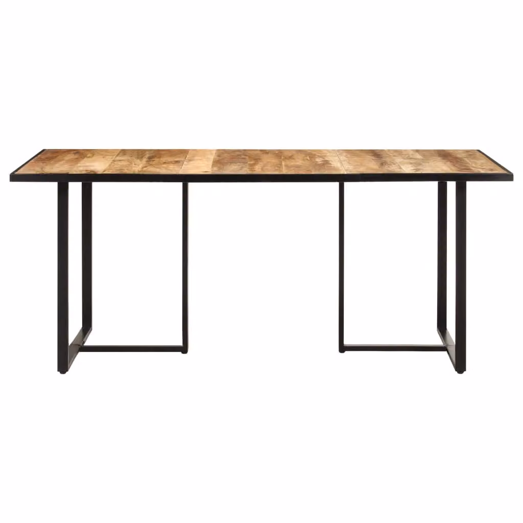 Tavolo da Pranzo 180 cm in Legno di Mango Grezzo