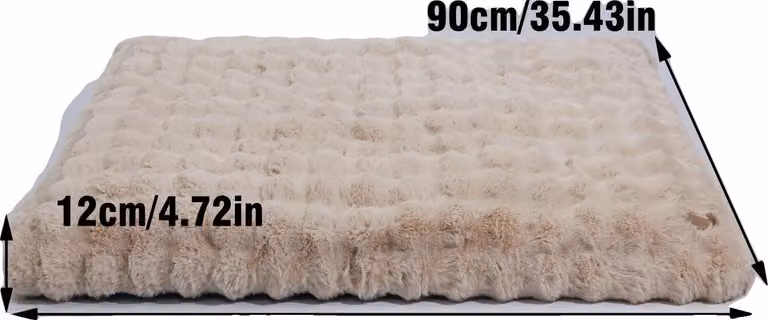 Cuccia per cani, peluche morbidissimo, sfoderabile, kaki 2XL