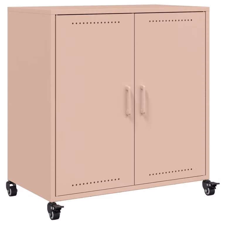 Credenza Rosa 68x39x72 cm in Acciaio