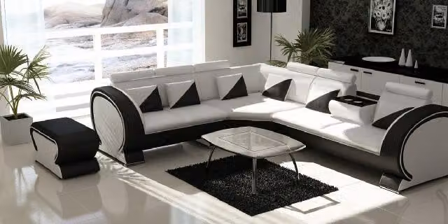 Designer Ecksofa +USB Sofa Polster Garnitur Lounge Sofas Couchen Wohnlandschaft