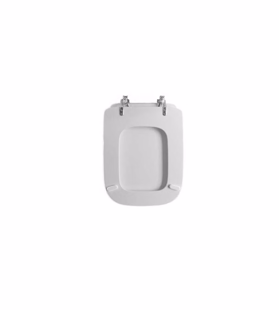 Seba Arredo Sedile WC Conca Bianco MDF Antibatterico Made in Italy 34x45 cm
