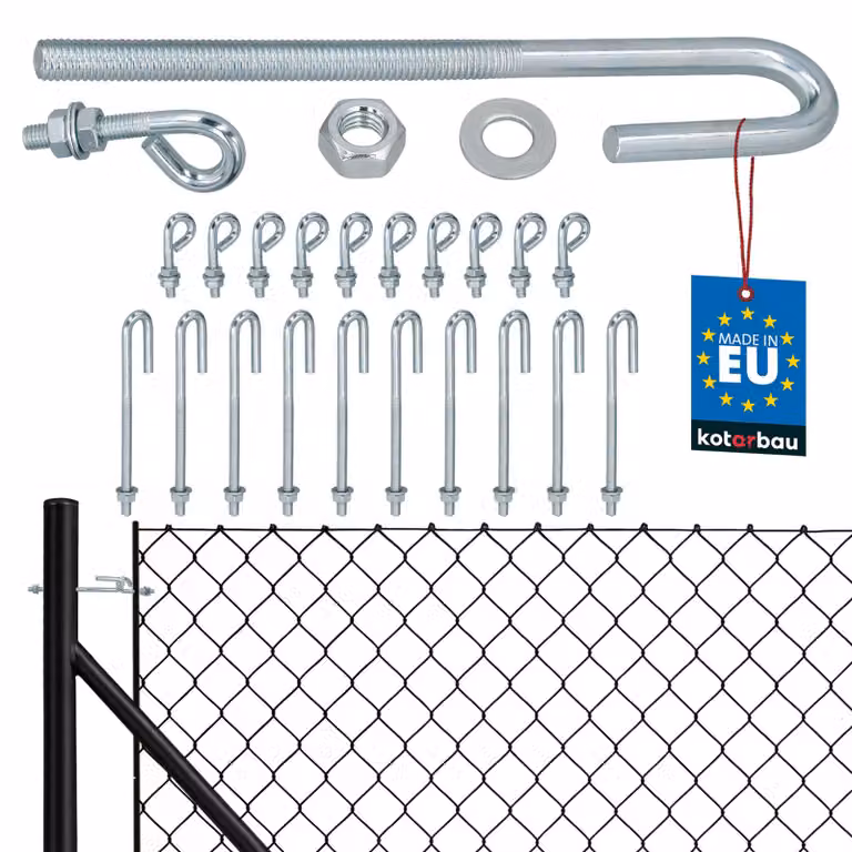 KOTARBAU® 10 Pezzi Tiranti per Filo Acciaio M8 Tenditore Filo Tendicavo per Filo Acciaio Tendifilo Aperto con Vite di Fissaggio Chiusa