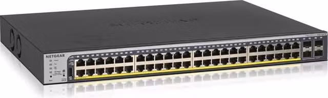 Switch di rete Netgear GS752TP-300EUS gestito L2/L3/L4 Gigabit Ethernet PoE Nero
