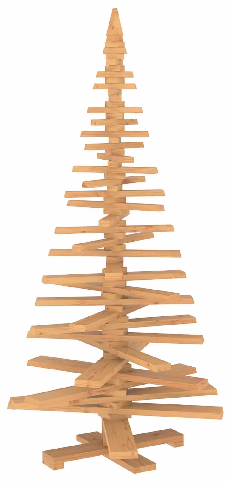 Albero di Natale in legno KOTKA, 180 cm, realizzato in legno di pino massello