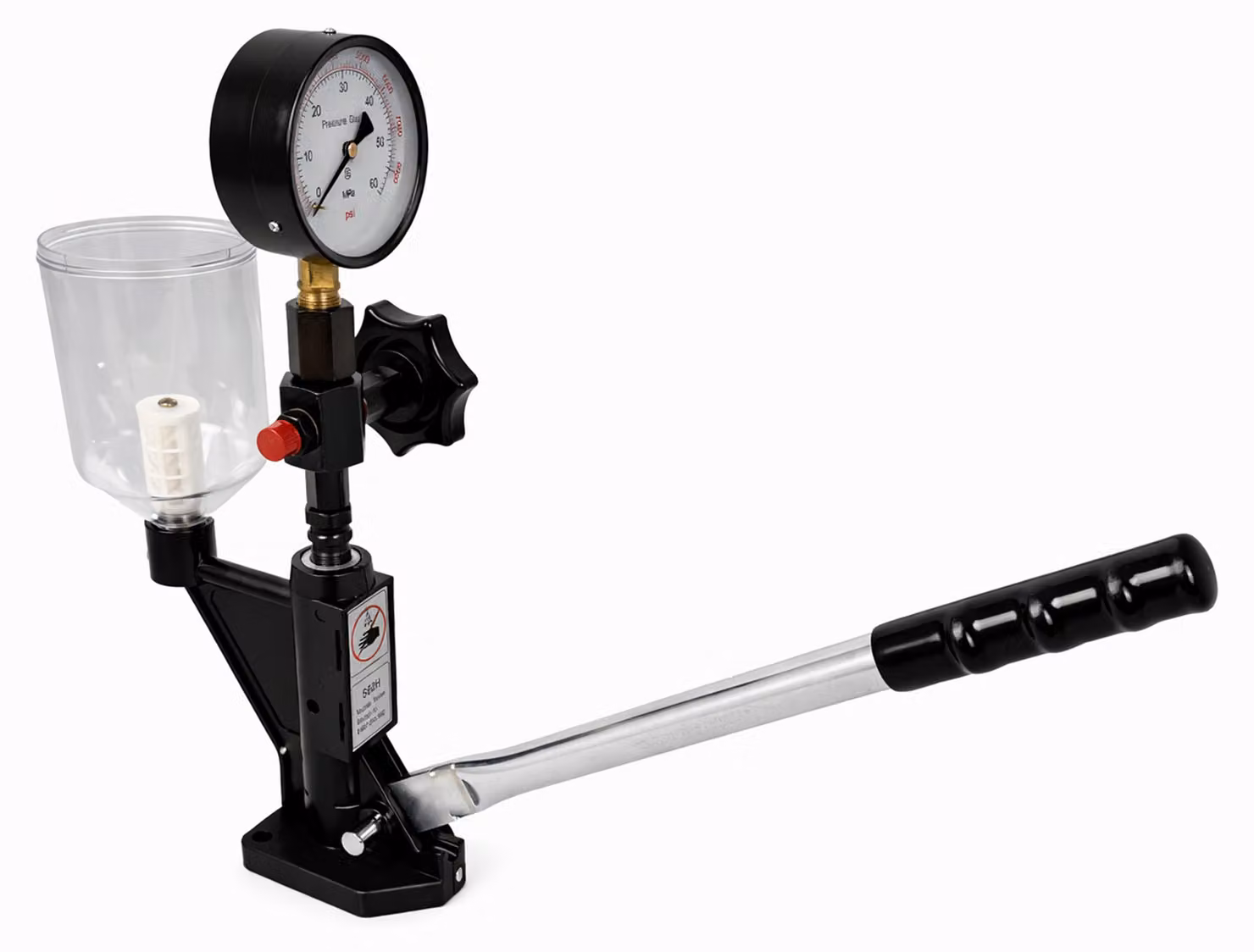 Tester per verifica pressione iniettori diesel, strumento di prova per ugelli di iniezione di carburante, 600 Bar Gebo Tools